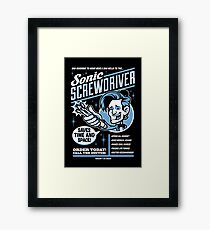 Sonic Screwdriver Ad Framed Print