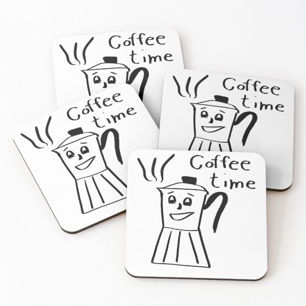 Item preview, Coffee time moka pot designed and sold by randomsorcery.
