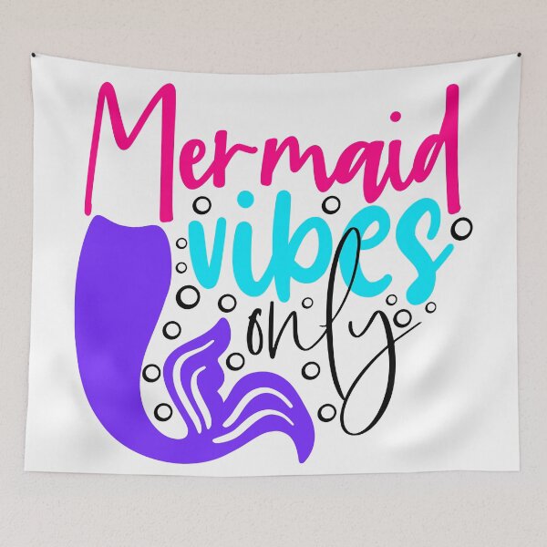 Item preview, Mermaid vibes only designed and sold by purpleblobart.