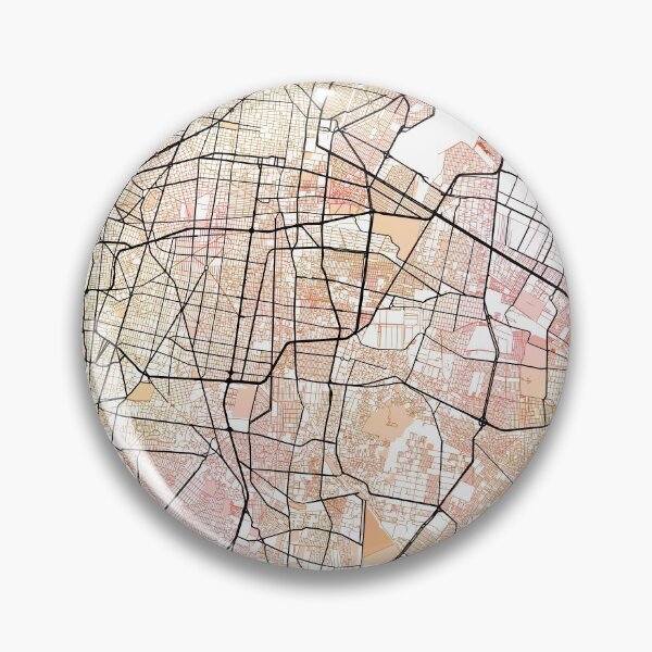 Item preview, Mexico North America Street Map Color designed and sold by IvonDesign.