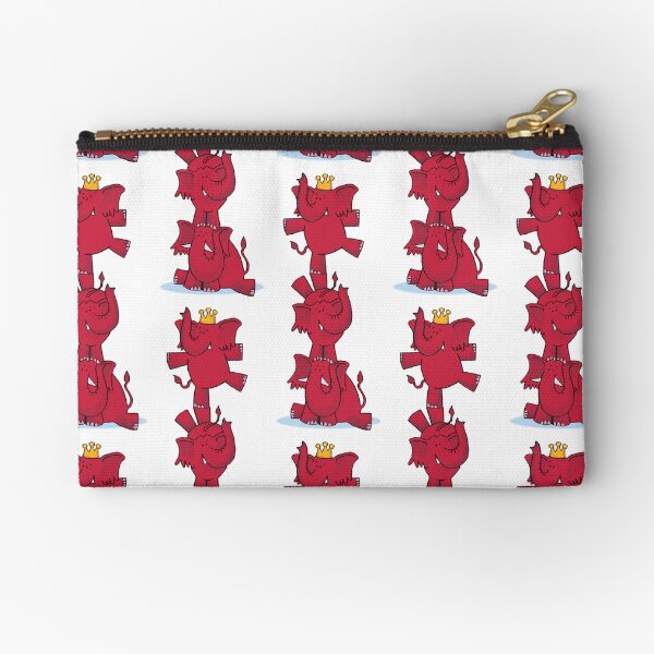 We ALL love red elephants! Zipper Pouch