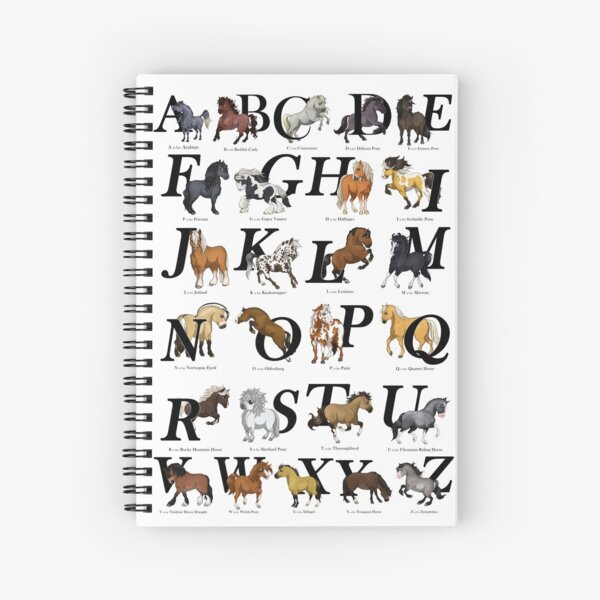 Aperçu de l'œuvre ABC des races de chevaux créée et vendue par Roxanne Milson.