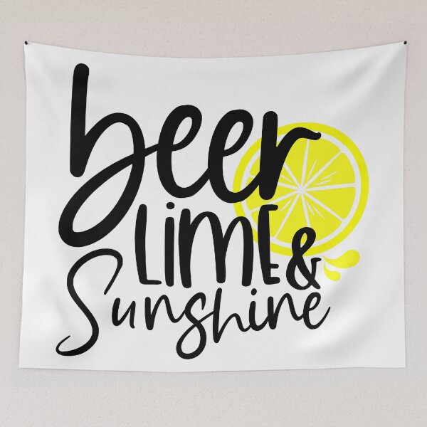 Item preview, Beer lime & sunshine designed and sold by purpleblobart.