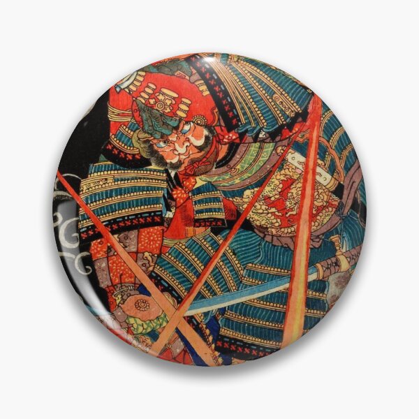 Item preview, Utagawa Kuniyoshi: Japanese Samurai fighting monster designed and sold by Madjack Tees Kiwi SuperStore.