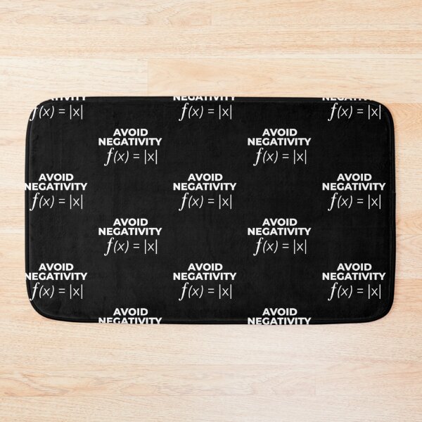 Item preview, Avoid Negativity - Funny Calculus designed and sold by EstelleStar.