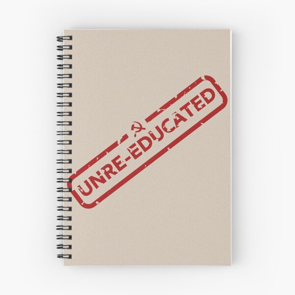 Item preview, Stamped Unre-educated - Thought Criminal designed and sold by SolarCross.