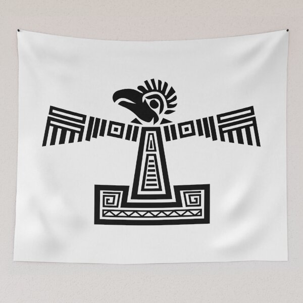 Item preview, Aztec Eagle Design Black designed and sold by Jake Purcell.