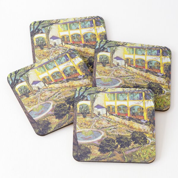 Item preview, Vincent van Gogh - The Courtyard of the Hospital in Arles designed and sold by Impressionist Masters.