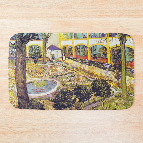 Item preview, Vincent van Gogh - The Courtyard of the Hospital in Arles designed and sold by Impressionist Masters.