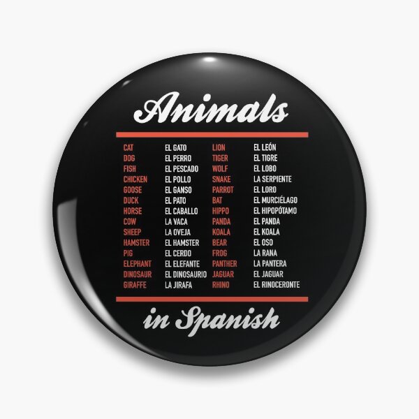 Item preview, Animals In Spanish - Spanish Language Cheatsheet designed and sold by HiddenVerb.