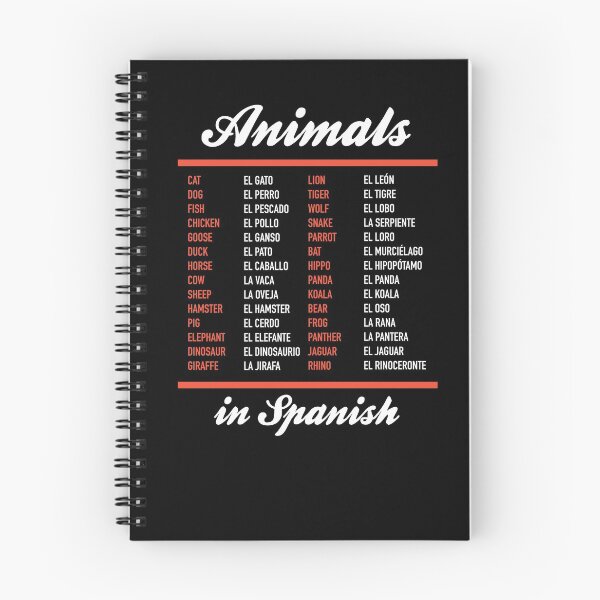 Item preview, Animals In Spanish - Spanish Language Cheatsheet designed and sold by HiddenVerb.