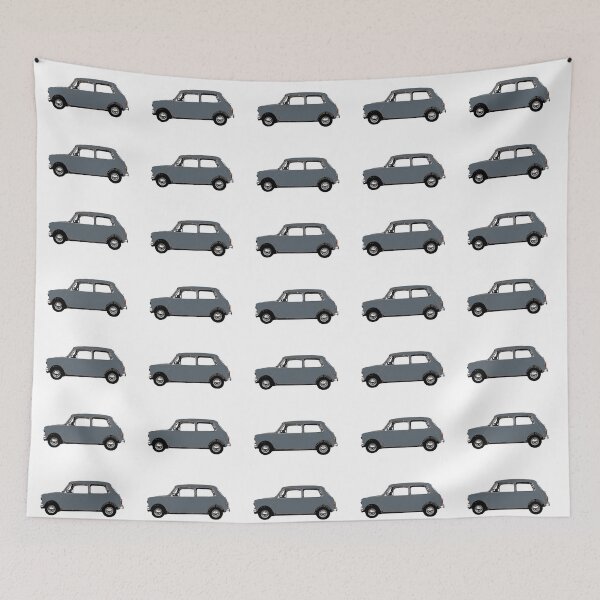 Item preview, 1965 Morris Mini Deluxe Mist Grey designed and sold by jasondaley.