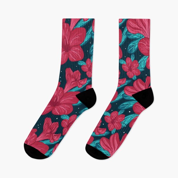Item preview, Hibiscus Flower Pattern designed and sold by zeautees.
