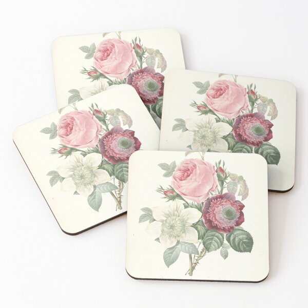 Item preview, Floral botanical vintage Roses flower illustration  designed and sold by rosebotanicals.