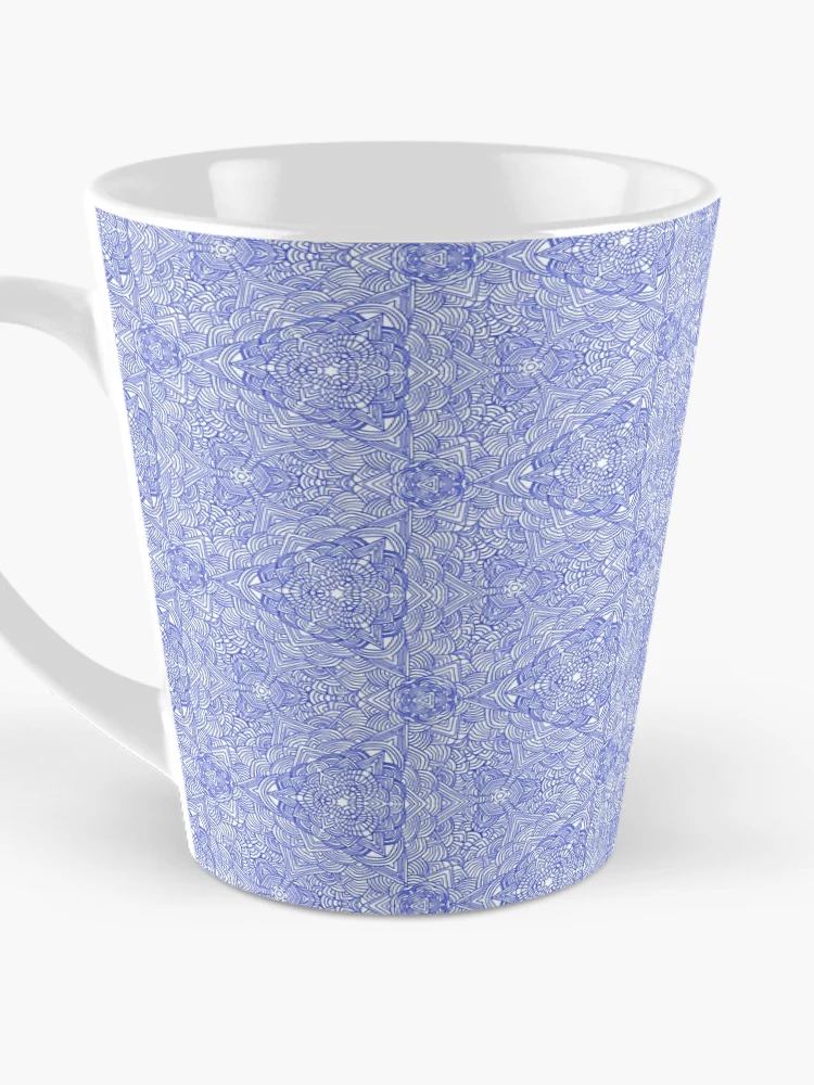 Thumbnail 3 of 4, Coffee Mug, Zentangle pattern designed and sold by Bilo12.