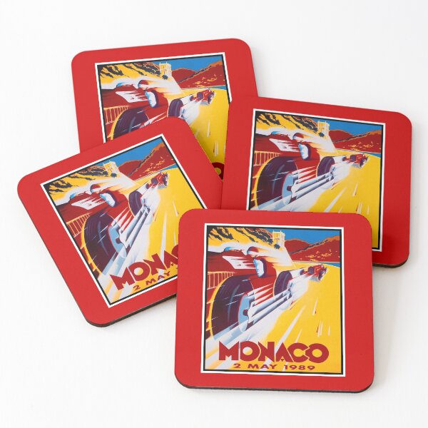 Item preview, MONACO: Vintage Grand Prix Auto Racing Print designed and sold by posterbobs.