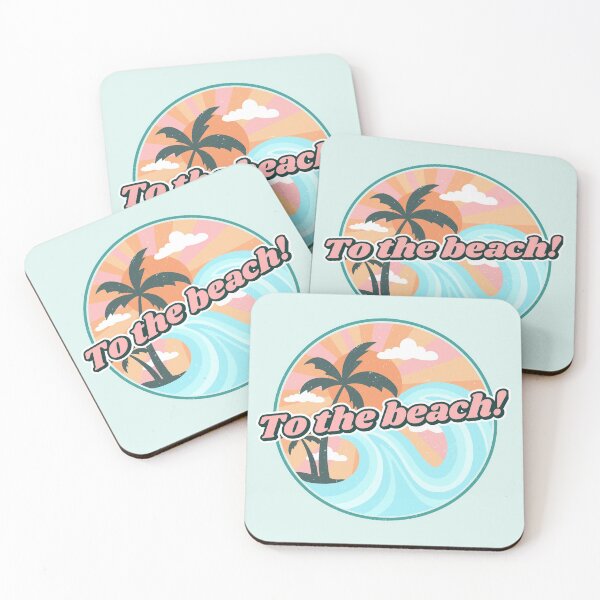 Item preview, To the beach Retro waves and sun designed and sold by javes93.