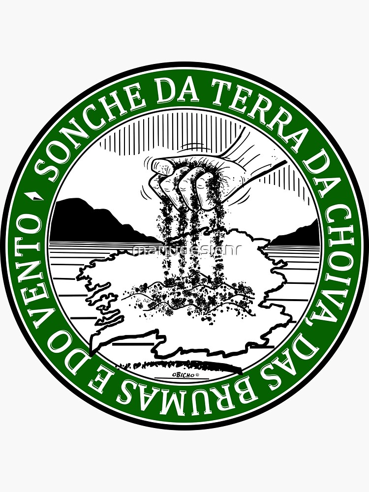 Pegatinas Galicia. Sonche da Terra da Choiva de manudesignr