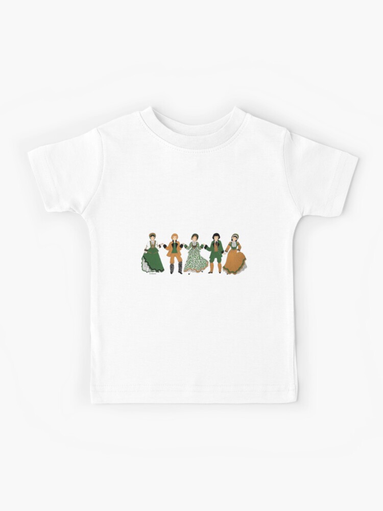 Costume from BASQUE COUNTRY, France Kids T-Shirt by Catherine Debusne