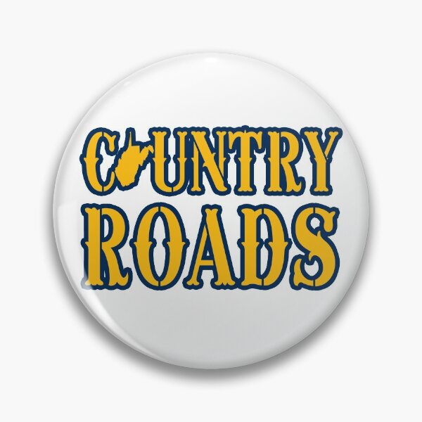 Item preview, West Virginia State Map Country Roads White Shirts Stickers designed and sold by Pittsburgh 412 Steel City Yinzers.