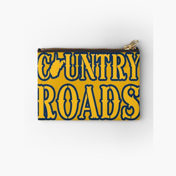 Item preview, West Virginia State Map Country Roads Gold Shirts Stickers designed and sold by Pittsburgh 412 Steel City Yinzers.
