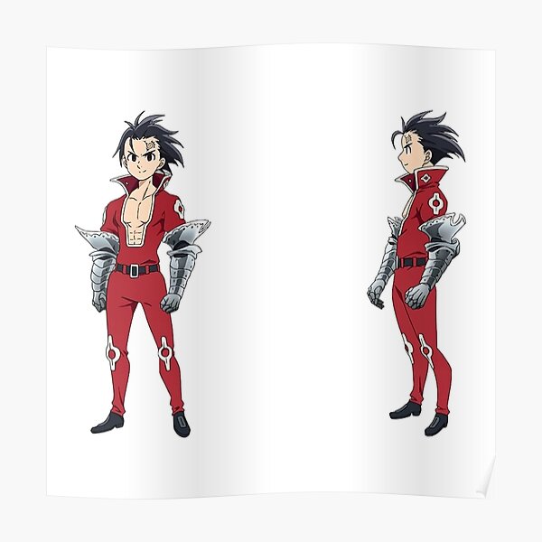 Galand Posters Redbubble - zeldris meliodas roblox