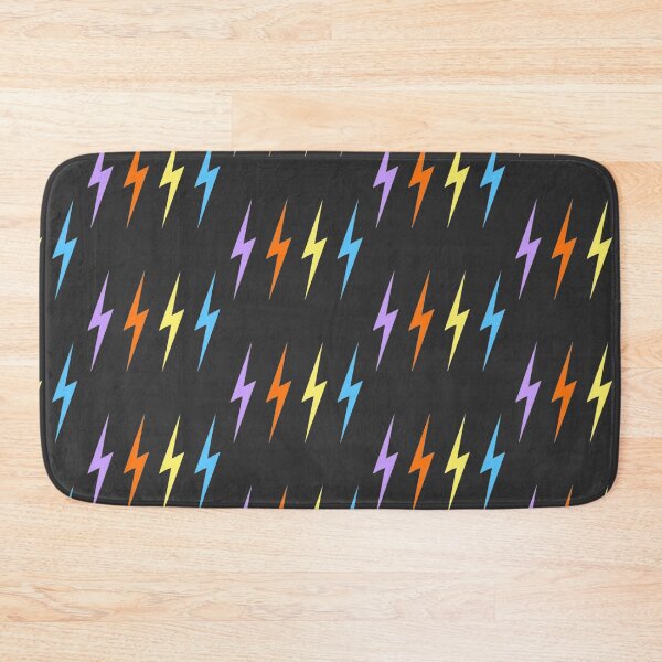 Item preview, Purple Orange Yellow Variety Sticker Pack 2 Indented Lightning Bolt 4 Bolts designed and sold by byemma.