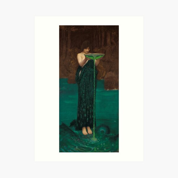 Circe invidiosa Waterhouse Pre-Raphaelite Art Print