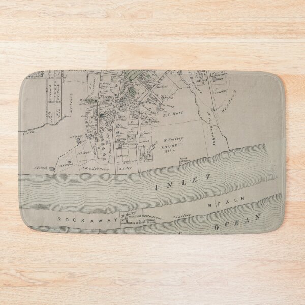 Item preview, Vintage Far Rockaway NY Map (1873) designed and sold by BravuraMedia.