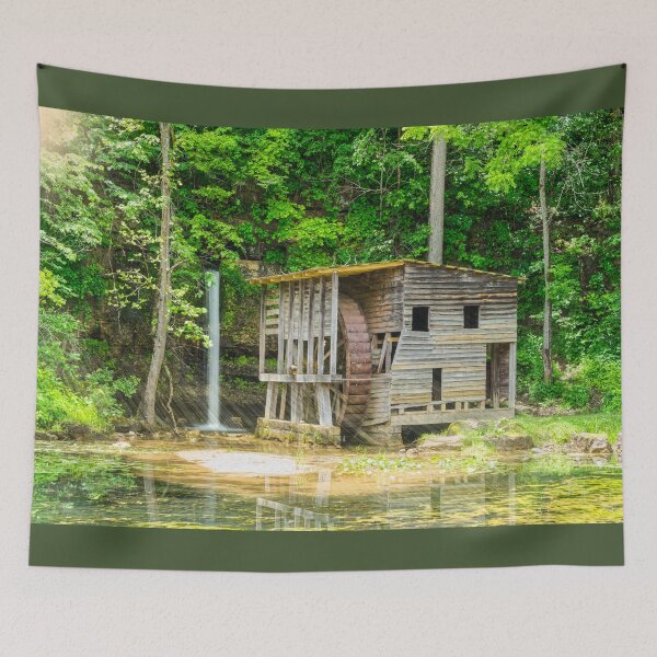 Item preview, Falling Spring Mill In The Sunlight designed and sold by mljdwhite.