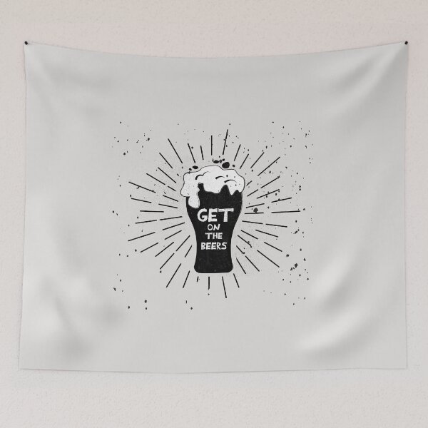 Item preview, GET ON THE BEERS designed and sold by StaceyChito.
