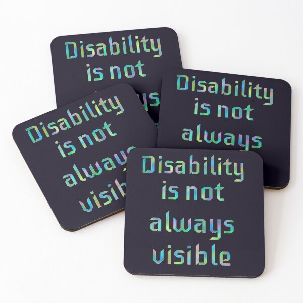 Item preview, Disability is not Always Visible  designed and sold by Amanda1775.