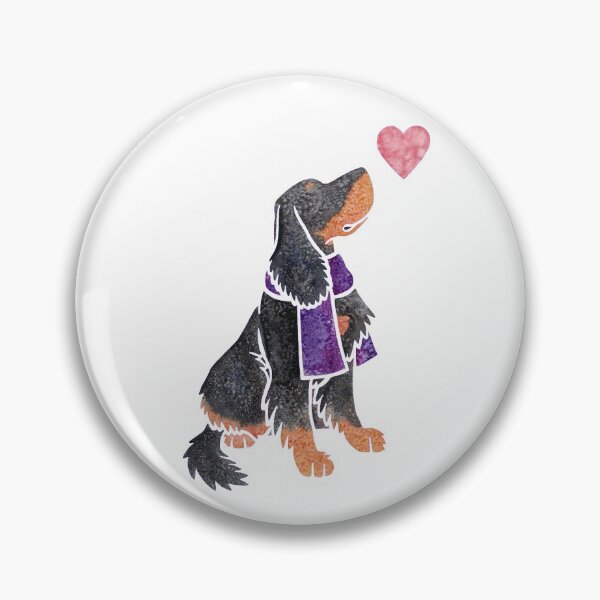 Item preview, Watercolour Gordon Setter designed and sold by animalartbyjess.