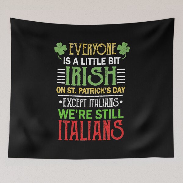 Item preview, Italian Irish St. Patrick's Day Patron Saint Clover designed and sold by haselshirt.