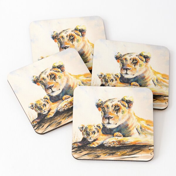 Item preview, Motherly love - lions designed and sold by carriemckenzie.