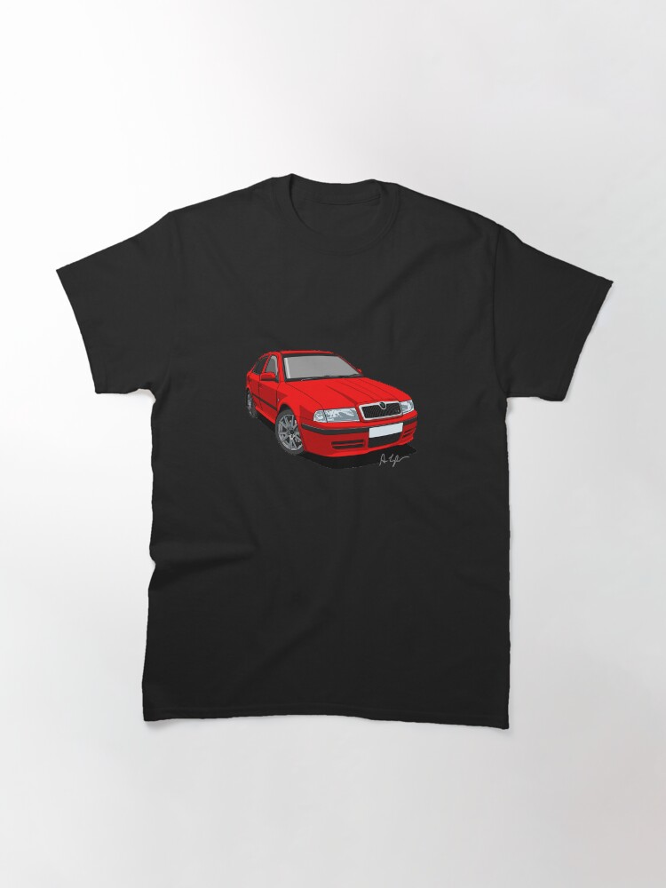 Thumbnail 3 of 7, Classic T-Shirt, Czech Republic RS Rally Sport - Corrida Red designed and sold by motornationgame.