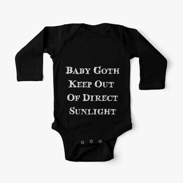 goth baby clothes