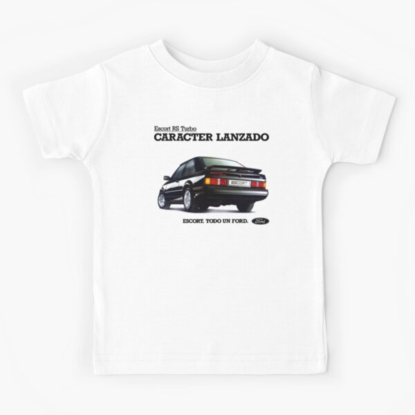 Escort RS Turbo Ford Retro Style Kids Car T-Shirt 