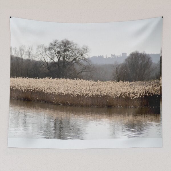 Item preview, Madine lake natural reeds landscape	 designed and sold by EstelleRossetti.
