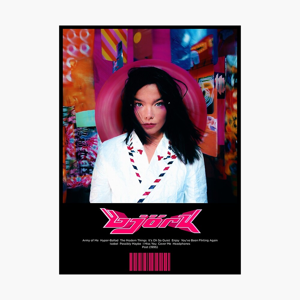 デッドストック！ビョーク Bjork 1995年ドイツでのライブ告知ポスター - matzaco.com