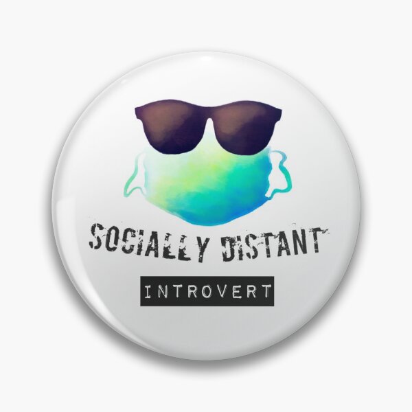 Item preview, Socially Distant Introvert designed and sold by NebulaDesigns86.