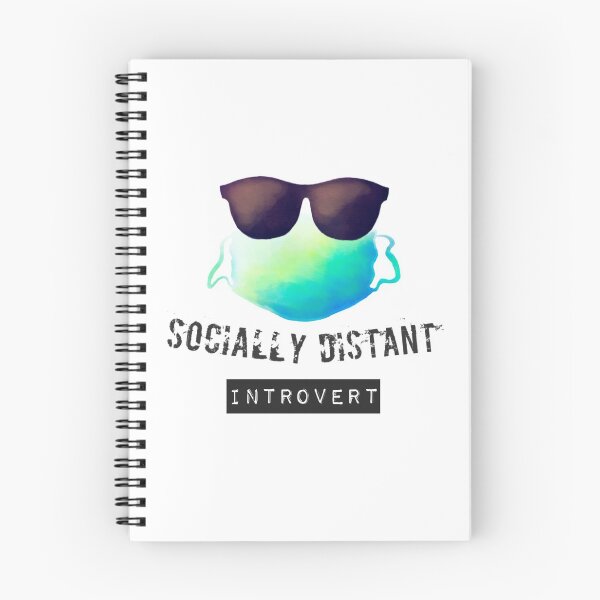 Item preview, Socially Distant Introvert designed and sold by NebulaDesigns86.