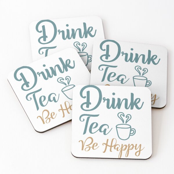 Item preview, Drink Tea Be Happy Version 2 designed and sold by VibrantGifts.