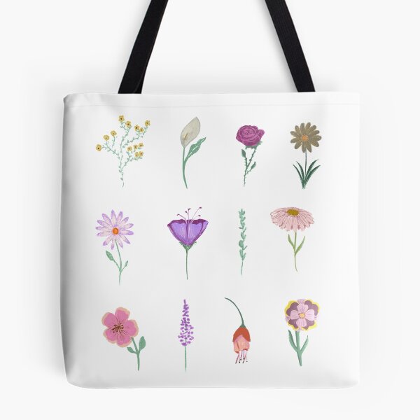 Item preview, Handpainted flower set (white) | Floral patterns  designed and sold by . Eazypanda ..
