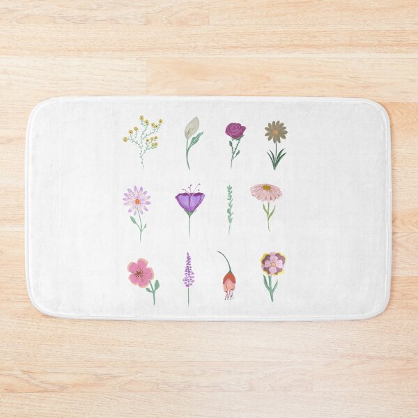 Item preview, Handpainted flower set (white) | Floral patterns  designed and sold by . Eazypanda ..