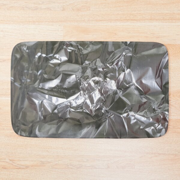 Item preview, Close-Up Of Crumpled Up Aluminium Kitchen Foil designed and sold by AJ505.