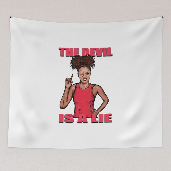 Item preview, The Devil is a Lie designed and sold by DiasporaWear.