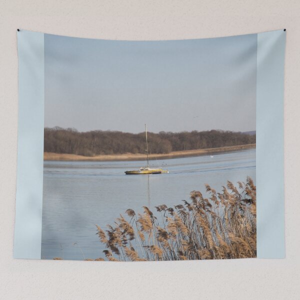 Item preview, Madine lake natural reeds landscape	 designed and sold by EstelleRossetti.