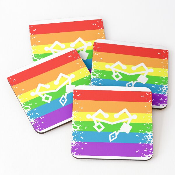 Item preview, Friends of Mara heart of etheria failsafe first ones writing symbol on ripped pride flag designed and sold by Jellybeancreate.
