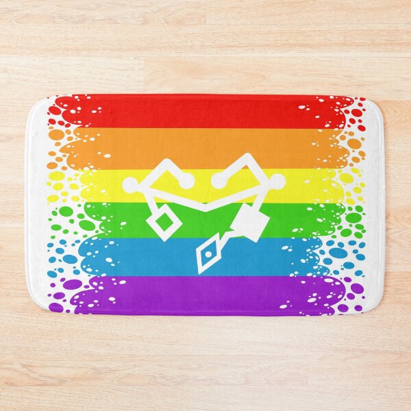 Item preview, Friends of Mara heart of etheria failsafe first ones writing symbol on ripped pride flag designed and sold by Jellybeancreate.